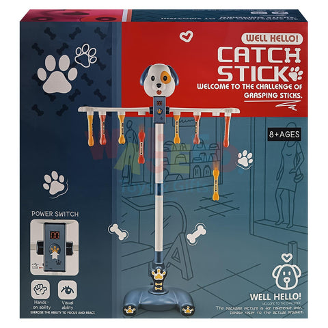 Well Hello Catch Stick Reaction Game with Digital Score Display