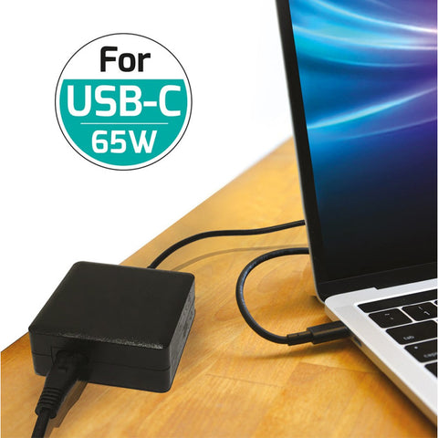 PORT 65W USB-C power supply & 1 EU USB port