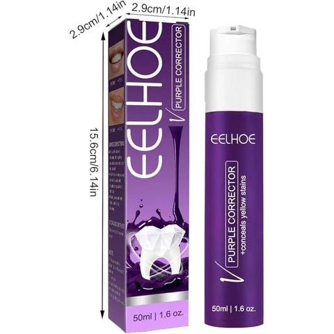 Eelohe Purple Corrector Teeth Whitening Toothpaste - 50ml