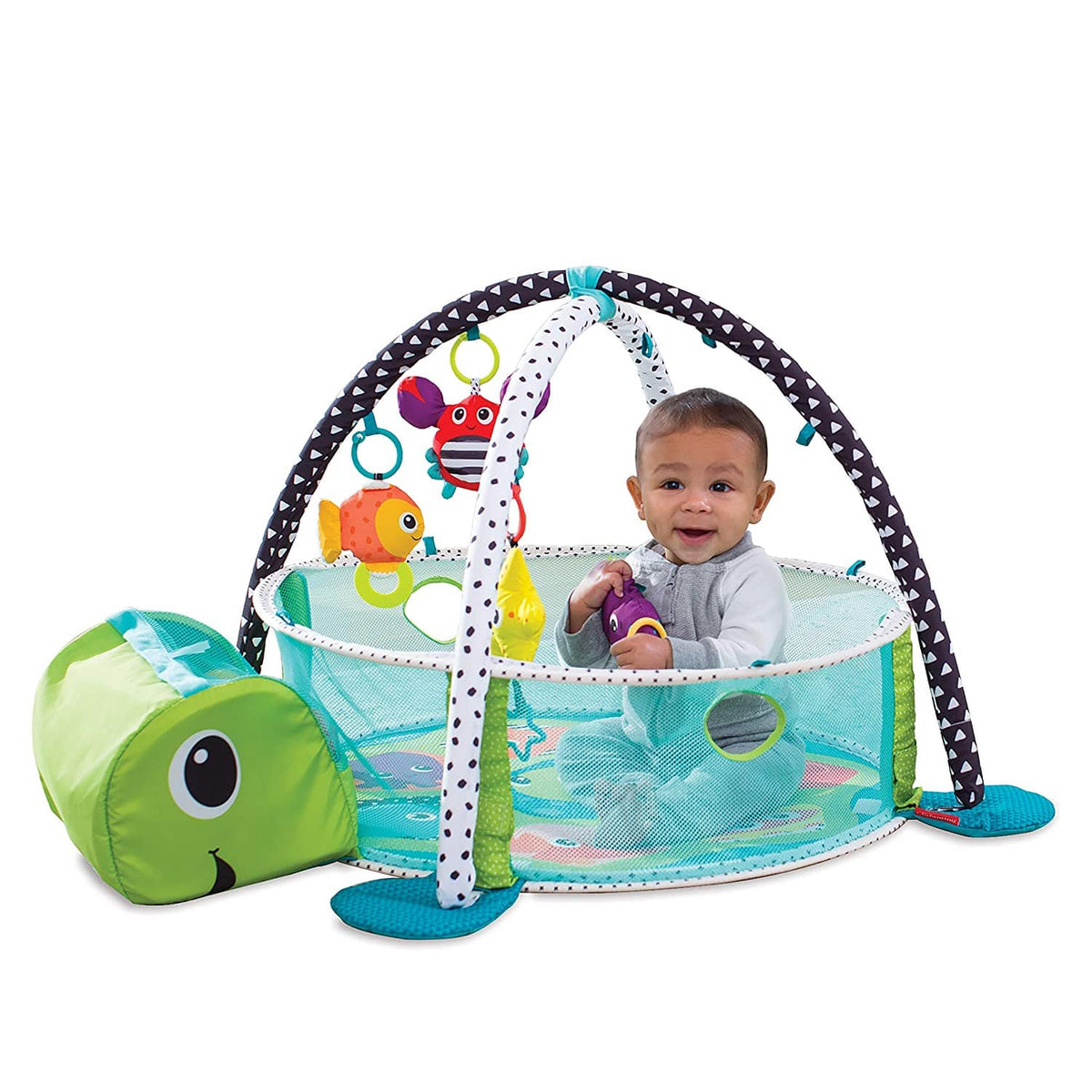 Little Angel 3in1 Baby Activity gym with ball pit Hippo