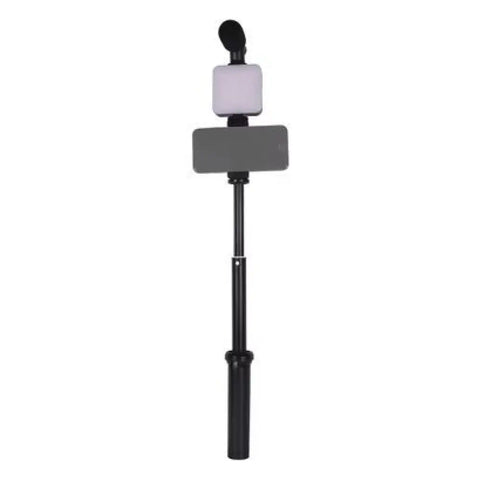 6 in 1 Combo Shotgun Microphone, Selfie Light, Tripod Stand Adjustable, Mobile Holder Photography - AY-49T