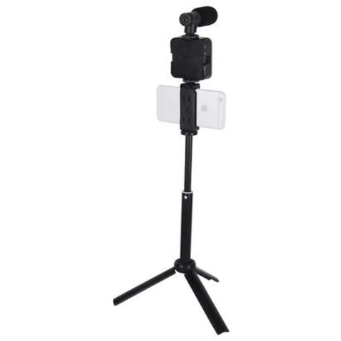 6 in 1 Combo Shotgun Microphone, Selfie Light, Tripod Stand Adjustable, Mobile Holder Photography - AY-49T