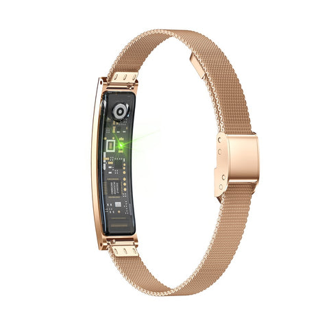 Smart Bracelet Couples Step Counter Heart Rate Health Monitor Waterproof Sports Wristband with Dual Strap