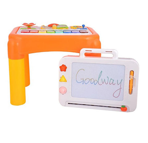 Goodway - Kids Toys Educational Drawing Table for 3+ Years - OrangeYellow