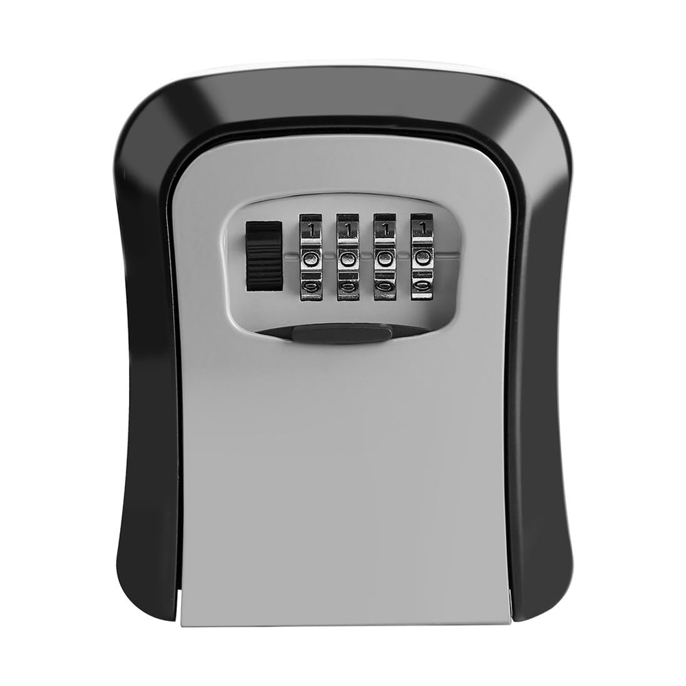 Olmecs 4-Digit Combination Waterproof Lockbox Key Safe Box Portable Storage for House Key
