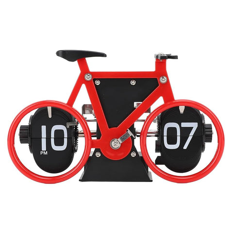 OLMECS Bicycle Shaped Flip Clock