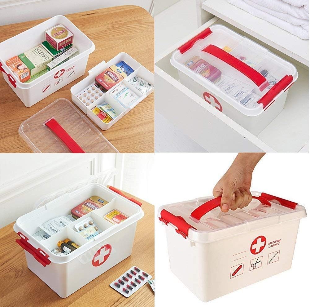 First Aid Box Lockable Medicine Storage Box – Emaratshop