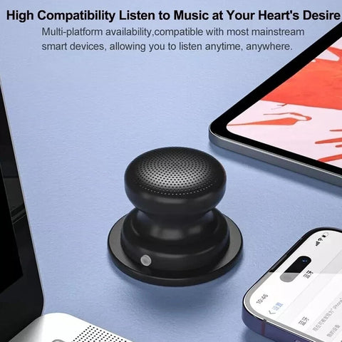EWA Magnetic Mini Bluetooth Speaker with 6 Hours Playtime, Portable Wireless Speaker