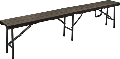 Olmecs Folding Chairs and Benches 47cm Height (Brown)