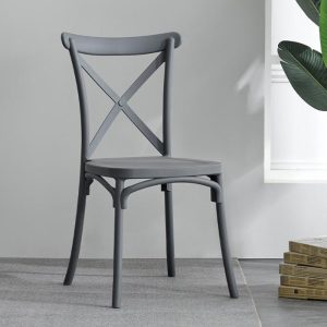 Olmecs Home stackable chair Injection processing Fixed leg plastic leisure chair
