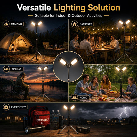Toby’s VIP 11 Pro 5000mAh Camping Light with Built in Rechargeable Battery
