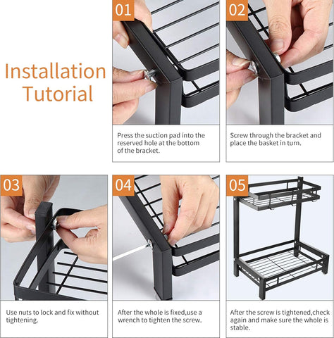 2 LAYER COUNTERTOP SPICE RACK