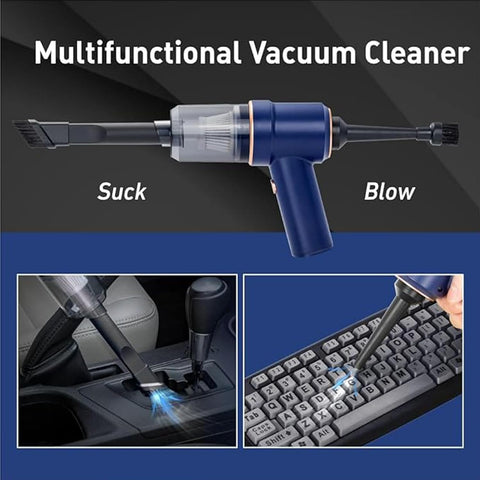 Portable Handheld Vacuum Cleaner Cordless, USB Rechargeable Mini Vacuum Cleaner