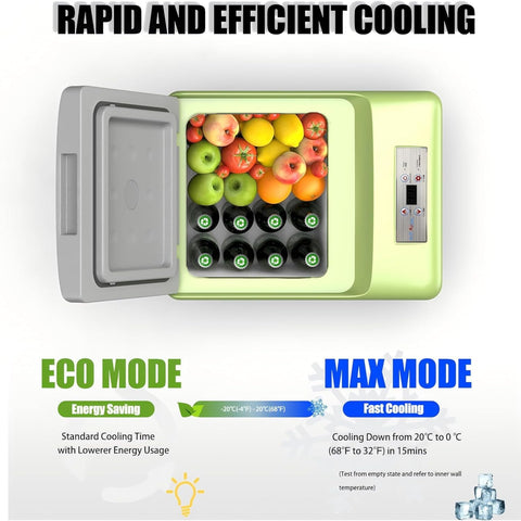Electric Car Refrigerator, Cooler Box Portable Cooler & Freezer for Outdoor Adventures