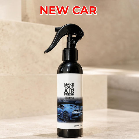 Jasmine, Lemon, New Car Combo Pack of 3, 150 ml Car Air Freshener Spray – Long Lasting Odor Eliminator for Car