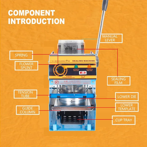 Manual Handle cup sealing machine