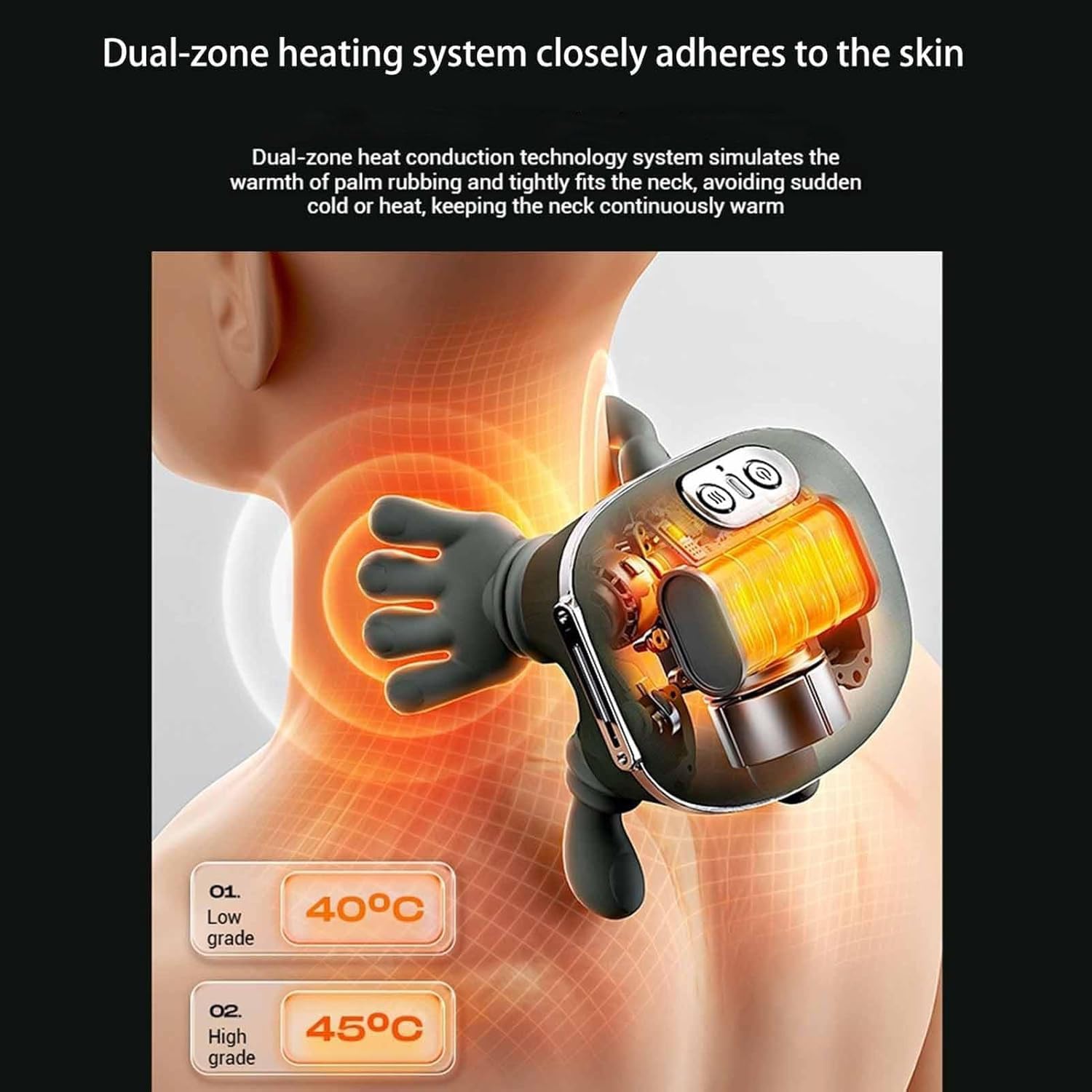 Airlandolists Neck And Shoulder Massager With Heat, Siaasoos Massage Master For Shoulders