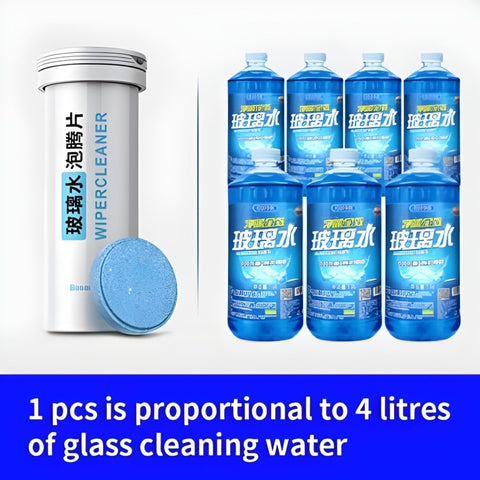 Car Windshield Wiper Cleaner Tablets – Compact, Powerful & Eco-Friendly Glass Cleaning Solution