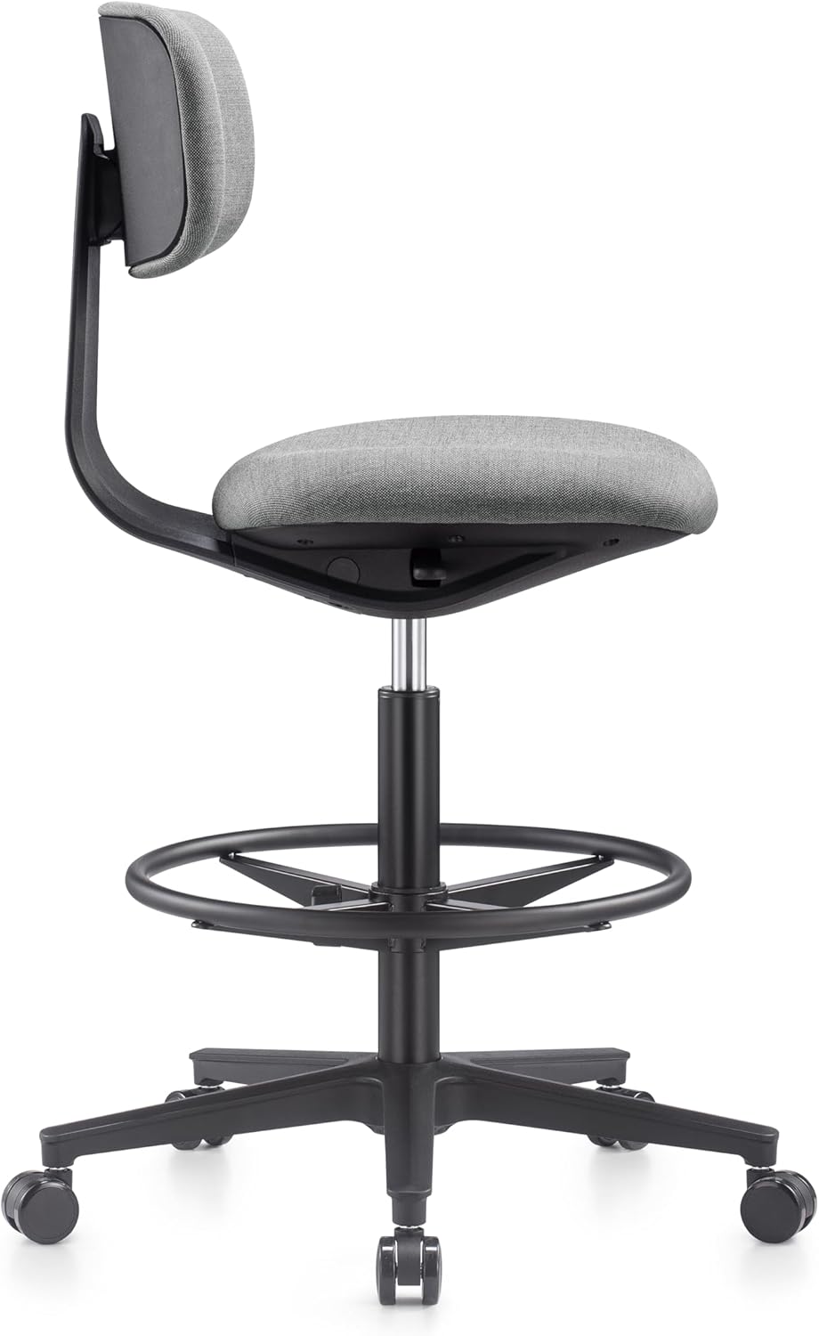 NAVO Pluto, High Office Chair, Ergonomic Drafting Chair (GREY BLACK)