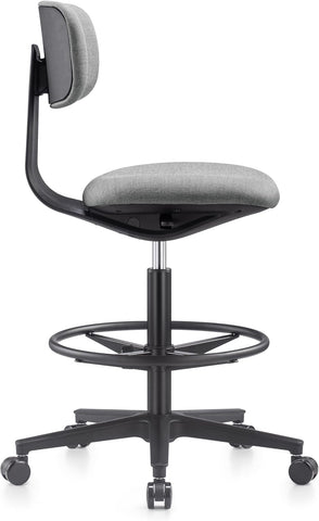NAVO Pluto, High Office Chair, Ergonomic Drafting Chair (GREY BLACK)