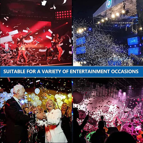 Confetti Paper Rainbow Machine Stage Effect Machine for Disco Nightclub Stage Party