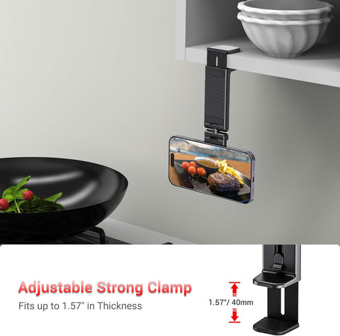 Travel Phone Holder Flight Phone Holder 360° Rotatable for iPhone