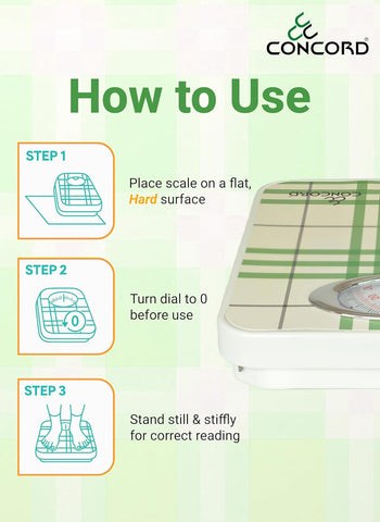 Concord Bathroom Human Weighing Scale