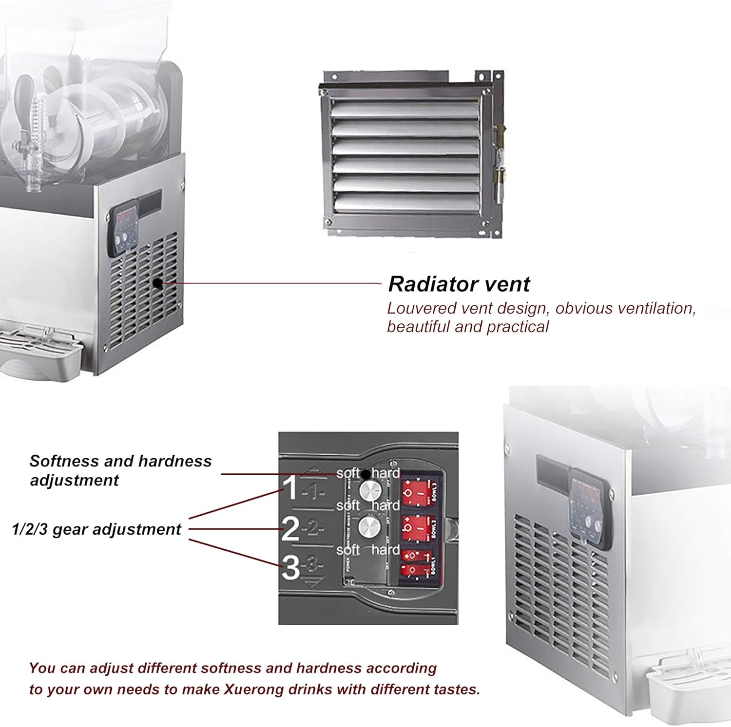 Ice Slush Machine Cooling Beverage Making Machine Frozen Drink Slush Machine