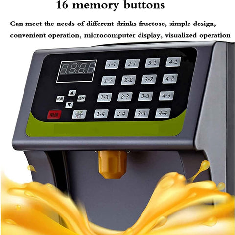 Automatic Syrup Dispenser, 7L Fructose Dispenser, 304 Stainless Steel Liner