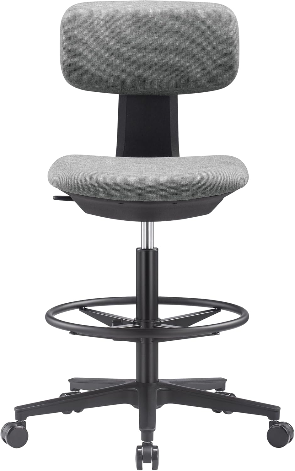 NAVO Pluto, High Office Chair, Ergonomic Drafting Chair (GREY BLACK)
