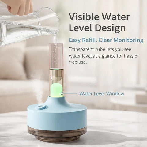 Portable Cool Mist Humidifier with LED Night Light