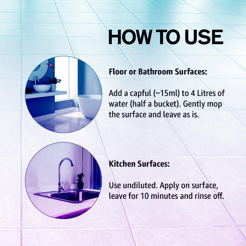 Swish Super Floor Cleaner with Disinfectant 3X Power, Kills 99% Germs, (2 x 3 Liter, Rose)