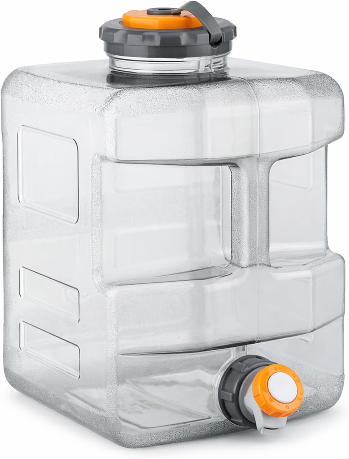 Transparent Water Storage Container with Spout Tap (15 Ltr)