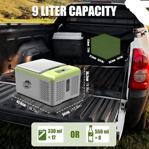 Electric Car Refrigerator, Cooler Box Portable Cooler & Freezer for Outdoor Adventures