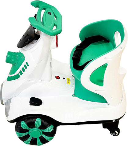 VLRA Kids Electric Ride-On Car, Red and White, Racing Style, Battery Powered, Indoor/Outdoor Use 3-5 years