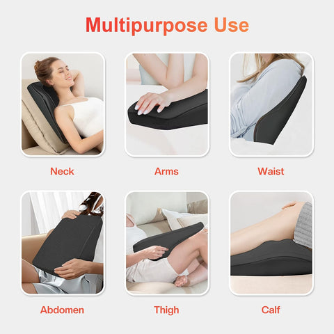 COMFIER Neck Back Massager for Neck Back Pain Relief, Shiatsu Massager with Heat, 3D Kneading Massager for Back Neck and Shoulder