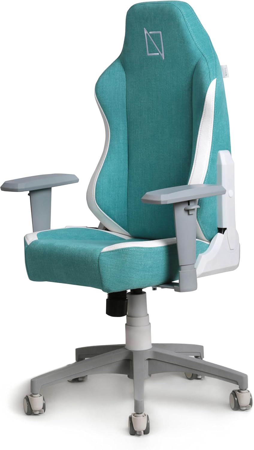 Navodesk APEX AIR, Ergonomic Gaming Chair (SoftFabric, Teal Blue)