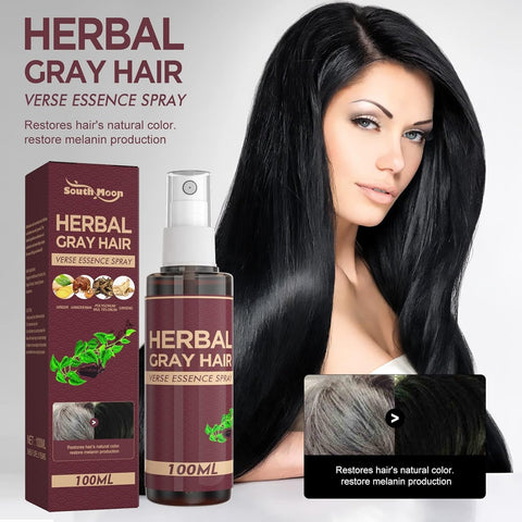 Hair Nourishing Spray White To Blacks Black Herbal Hairs Liquid (3Pc Pack)