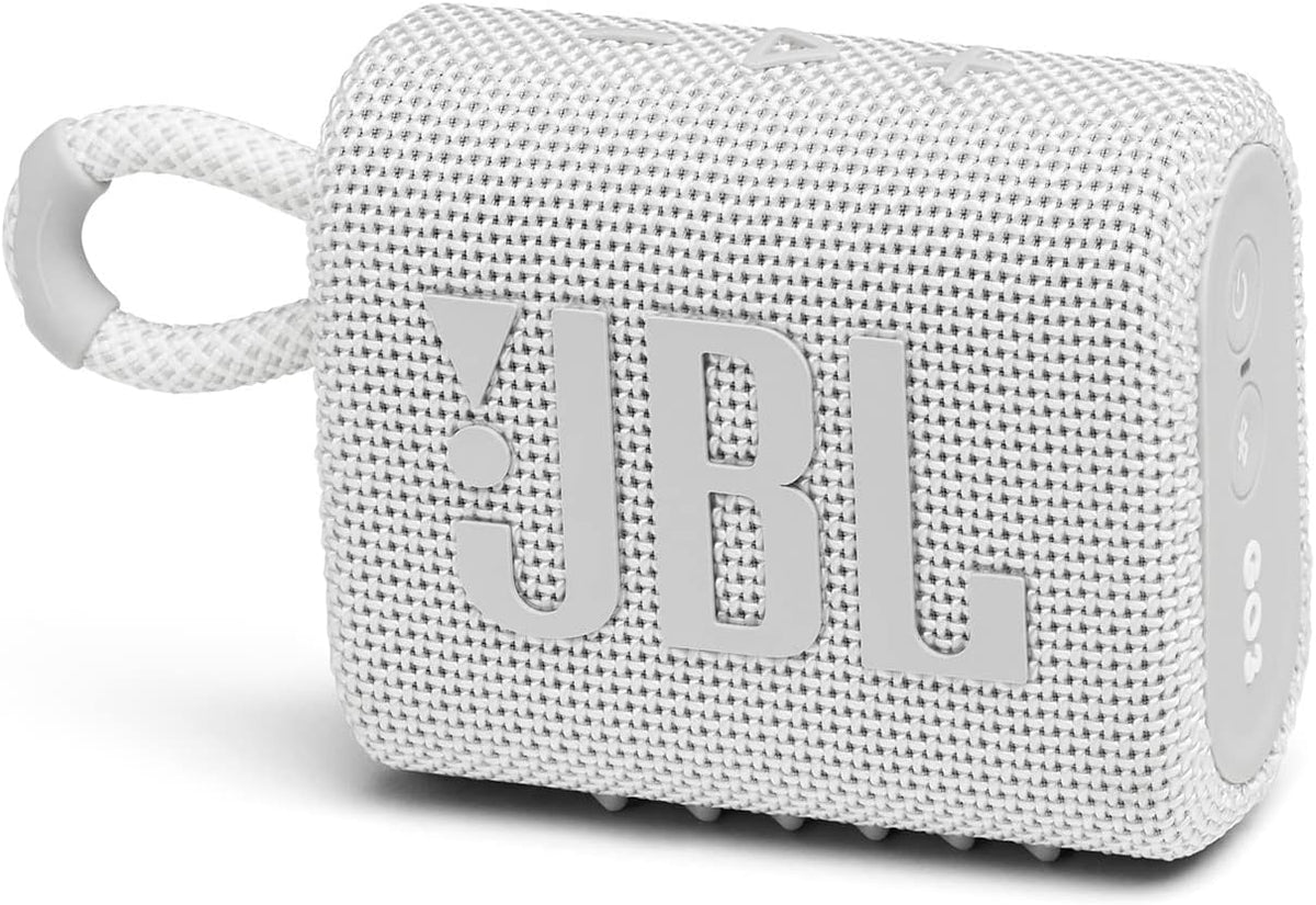 JBL Go 3 Portable Waterproof Speaker with JBL Pro Sound, Powerful Audio, Punchy Bass