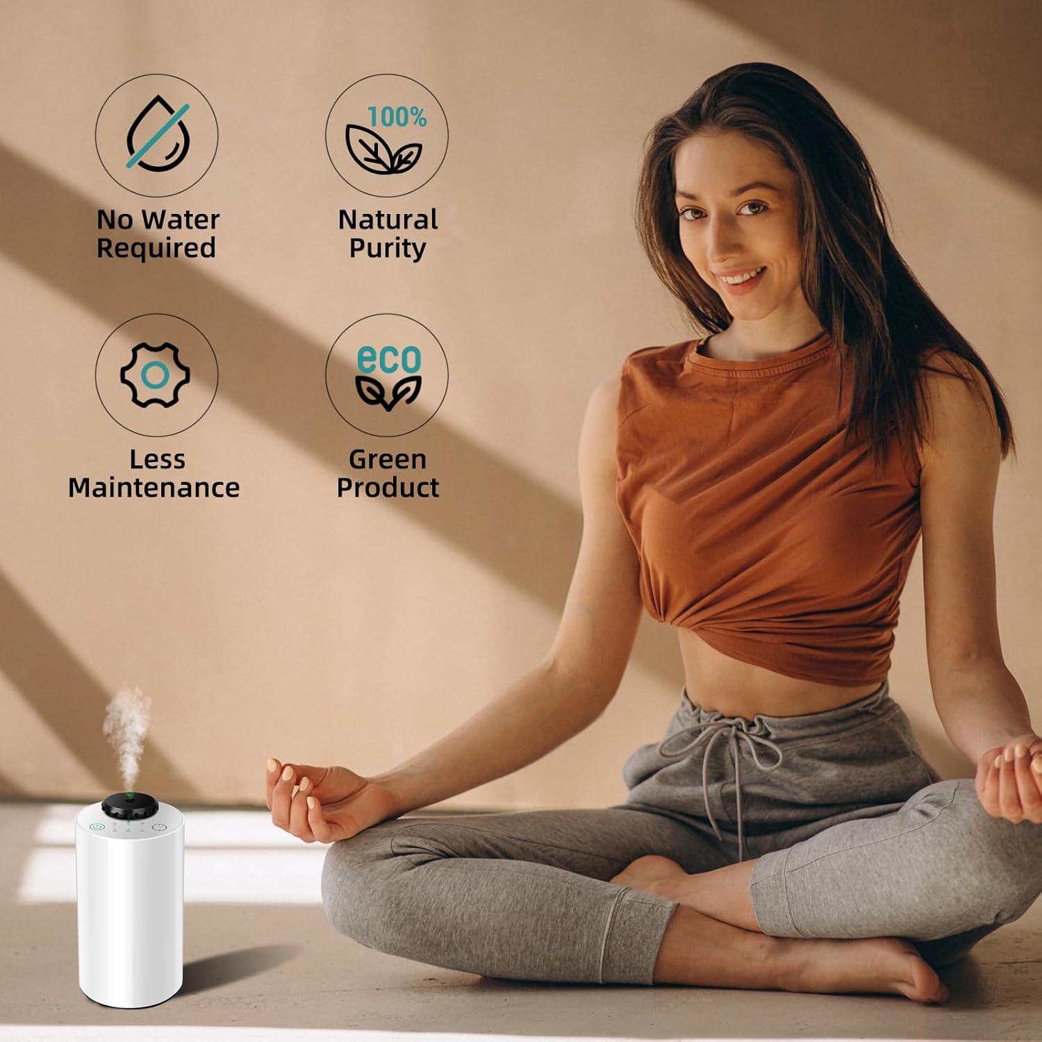 Olmecs Waterless Essential Oil Diffuser Aromatherapy Scent