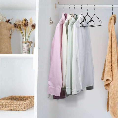 Willow Metal Hangers with Rubber Coating (30Pc Pack)