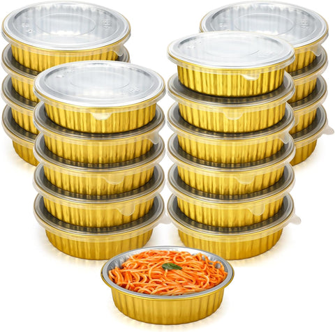 Olmecs Aluminum Food Container with Lid (1370ml) – 12pcs / Pack
