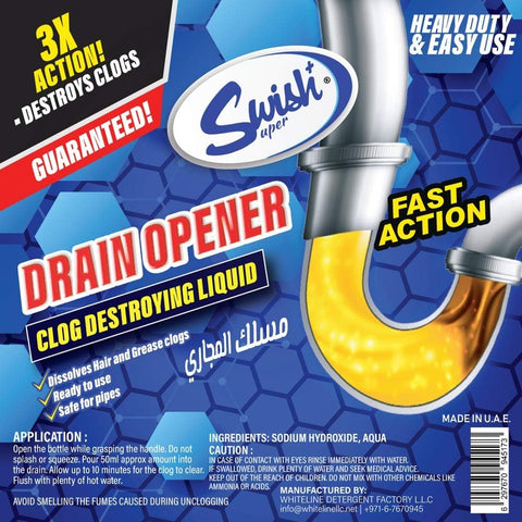 Swish Super Drain Opener Heavy Duty 5L