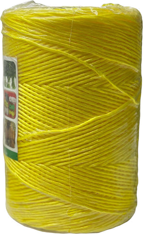 Olmecs Yellow Polypropylene Social Distancing Twine Rope (100Mtr)