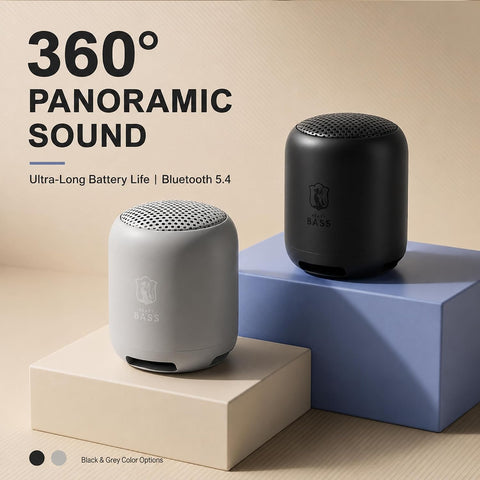 Portable Bluetooth Speaker, Wireless Mini Speaker, Compact Stereo Sound Speaker