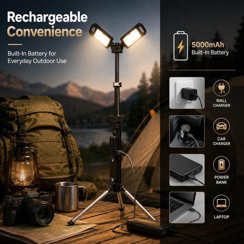 Toby’s VIP 11 Pro 5000mAh Camping Light with Built in Rechargeable Battery