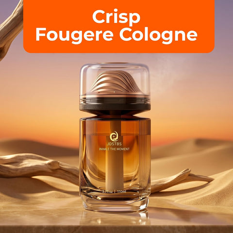 Car Air Freshener Diffuser – Premium Long Lasting Perfume, Natural Essential Oil Fragrance - Crisp Fougere Cologne