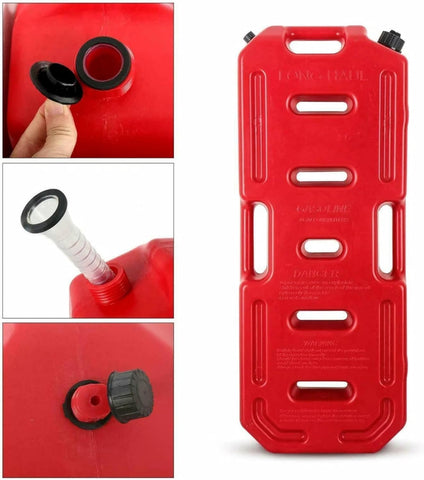 Portable Gasoline Fuel Can with Secure Cap Red - 30L