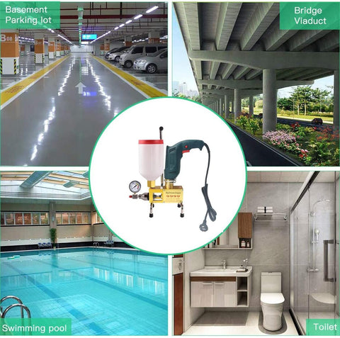 High-Pressure Floor Grouting Machine, Grout Injecting Pump, Epoxy Grouter Concrete Injection Grouting Pump