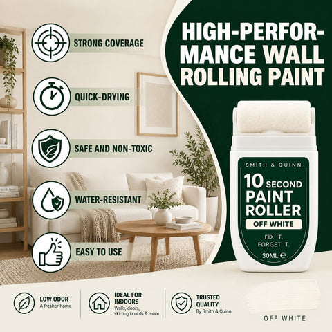 Mini Paint Roller Kit for Wall Touch Ups - Portable 30ML